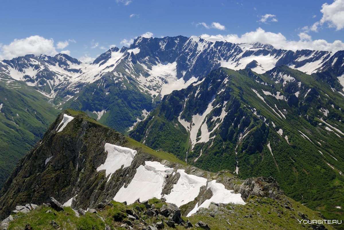 Рельеф Северного Кавказа горы