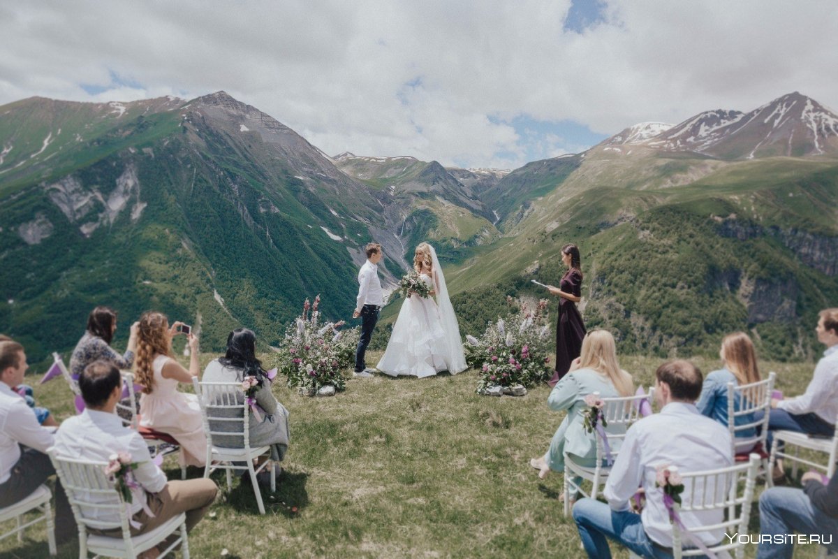 Свадьба в горах Казбеги