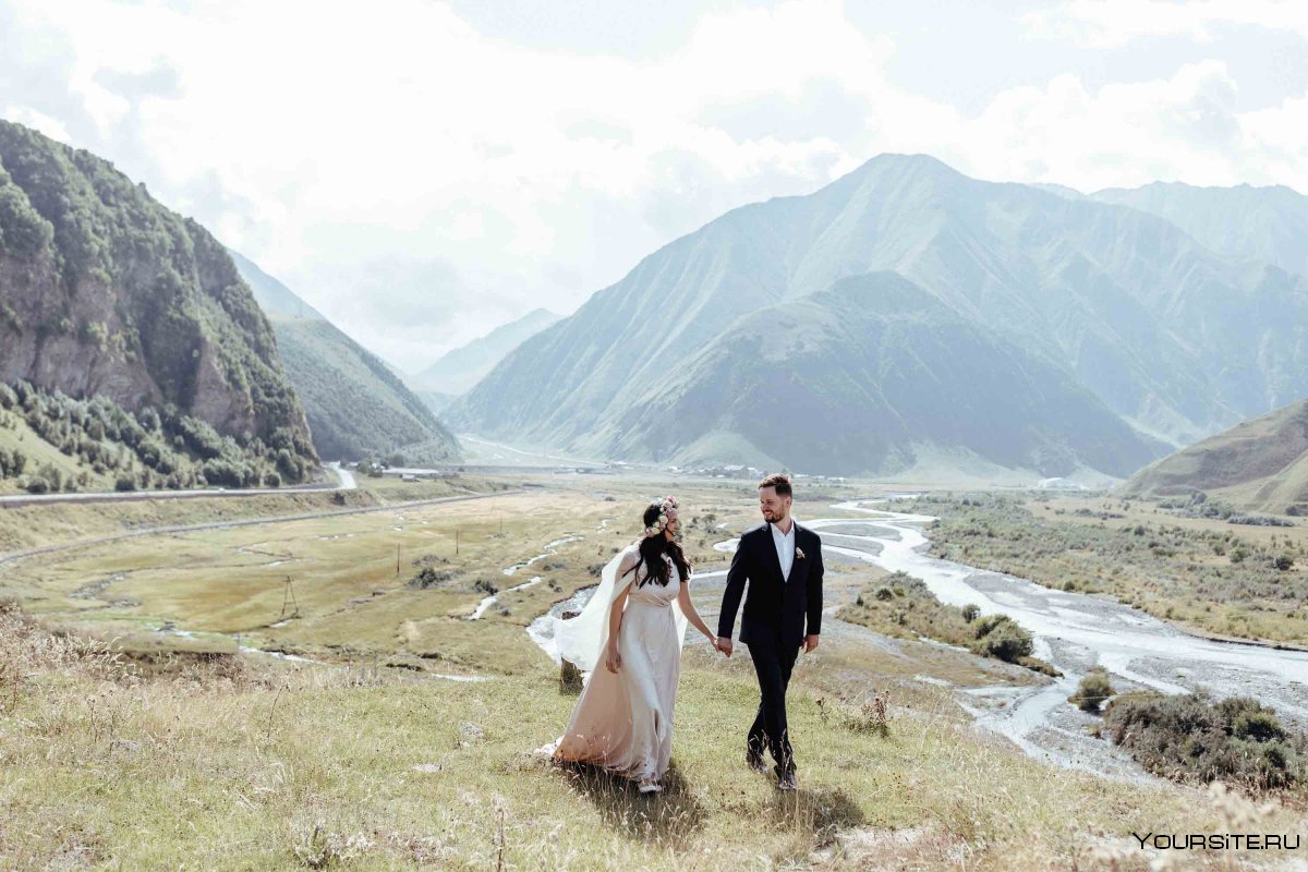 Свадьба в горах Казбеги
