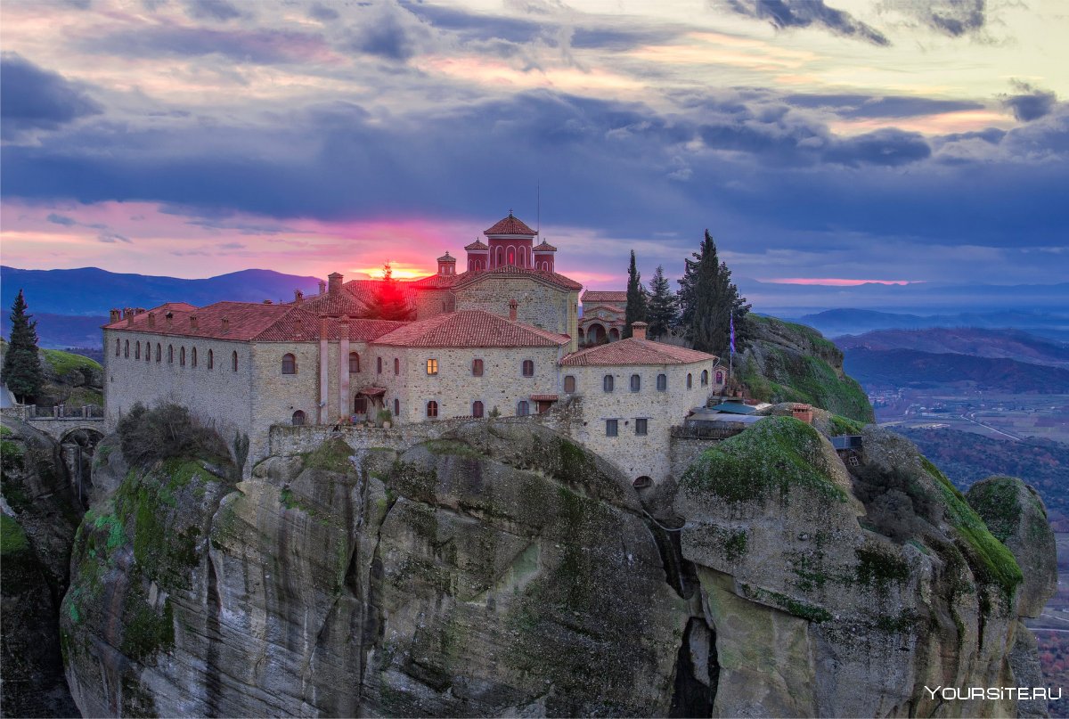 Афон Греция монастырь Метеора