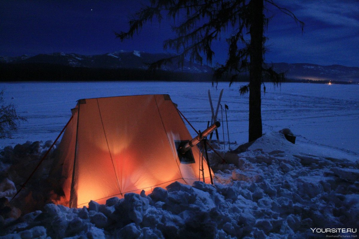 Палатка зимняя Отапливаемая