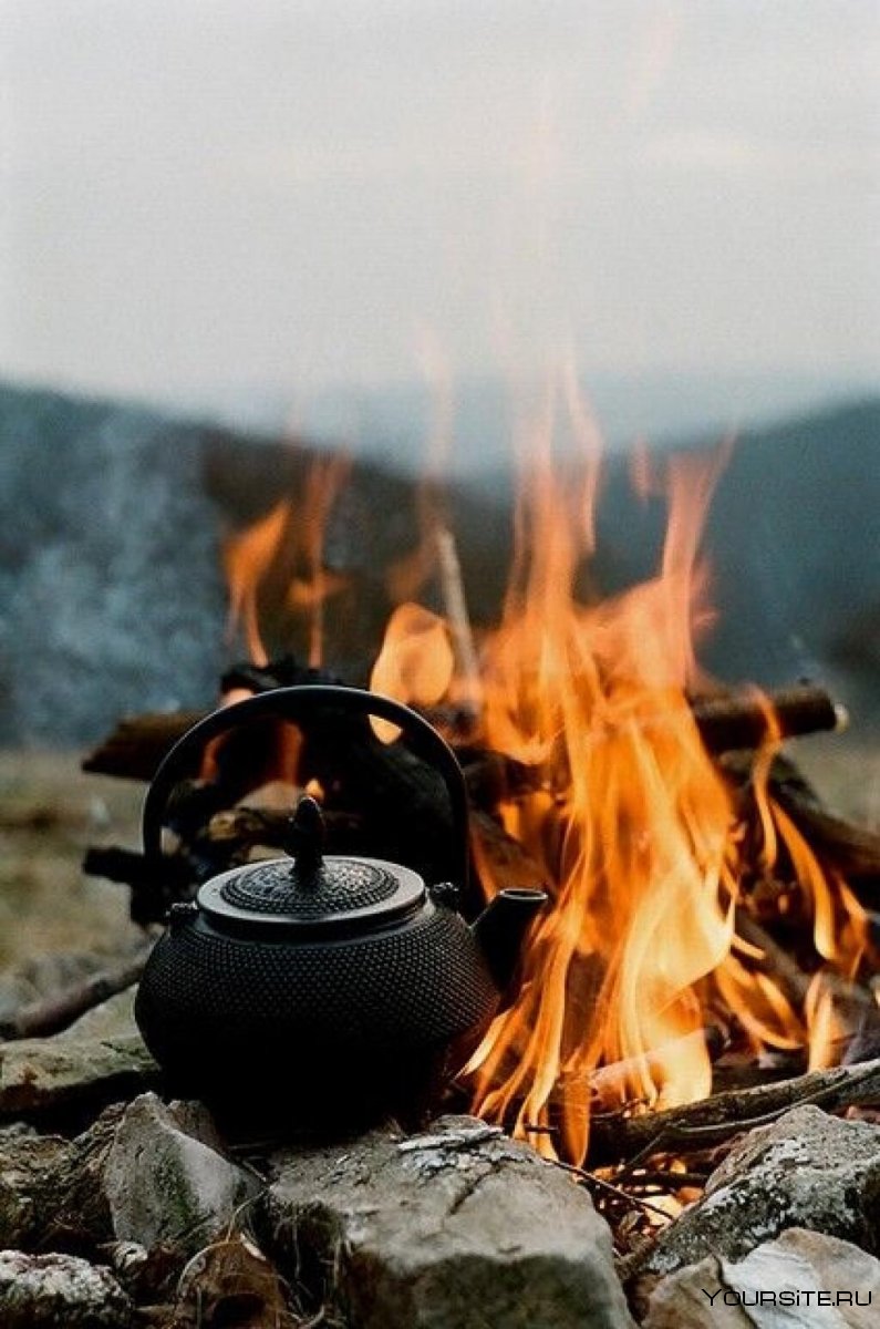 Чайник на огне