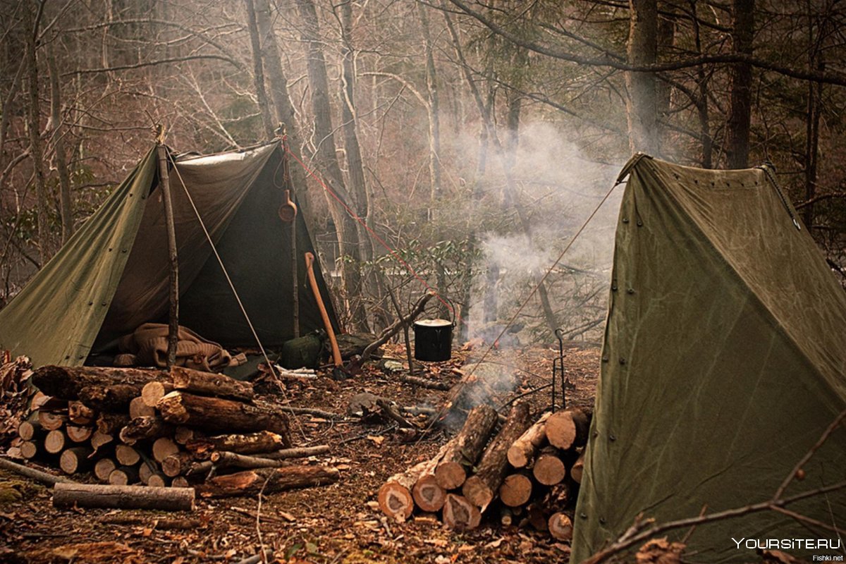 Оборудование палаточного лагеря