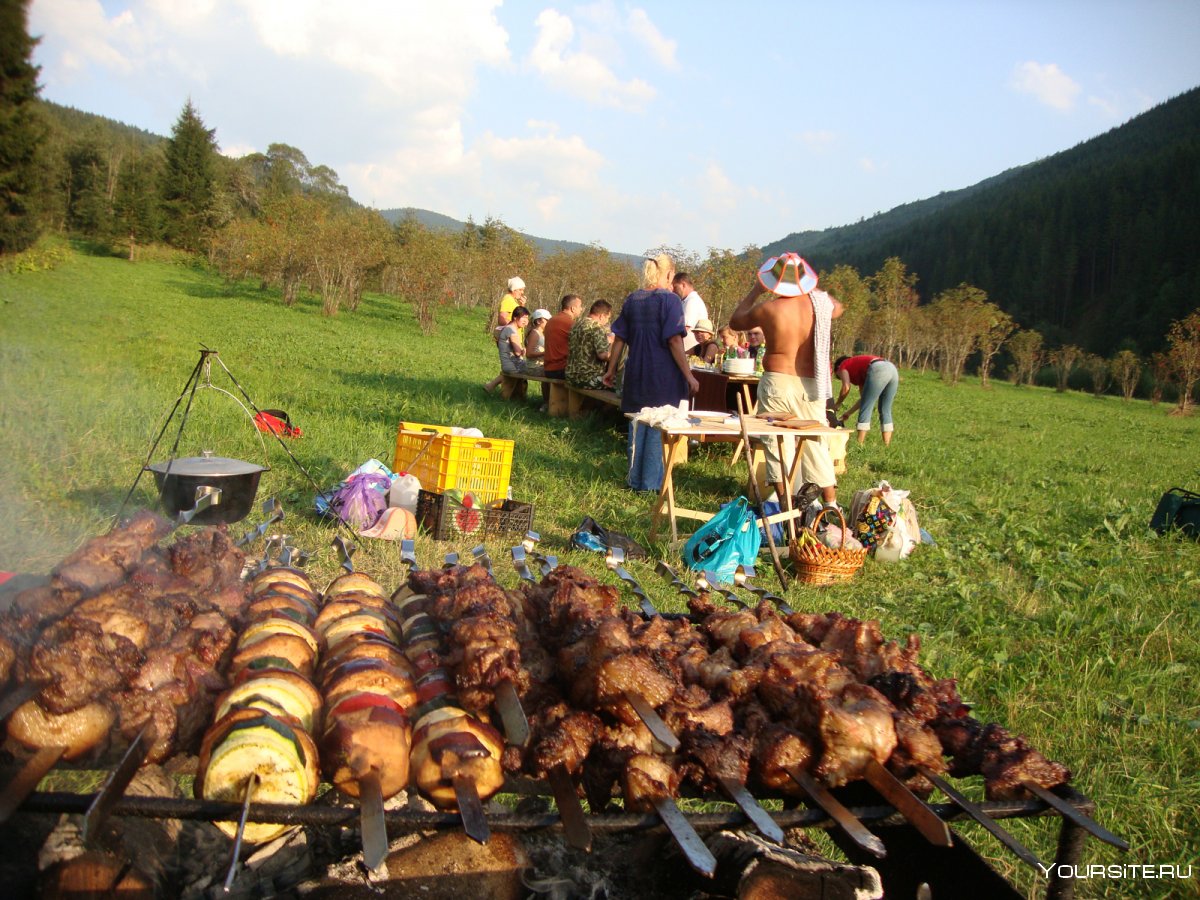 Шашлыки на природе