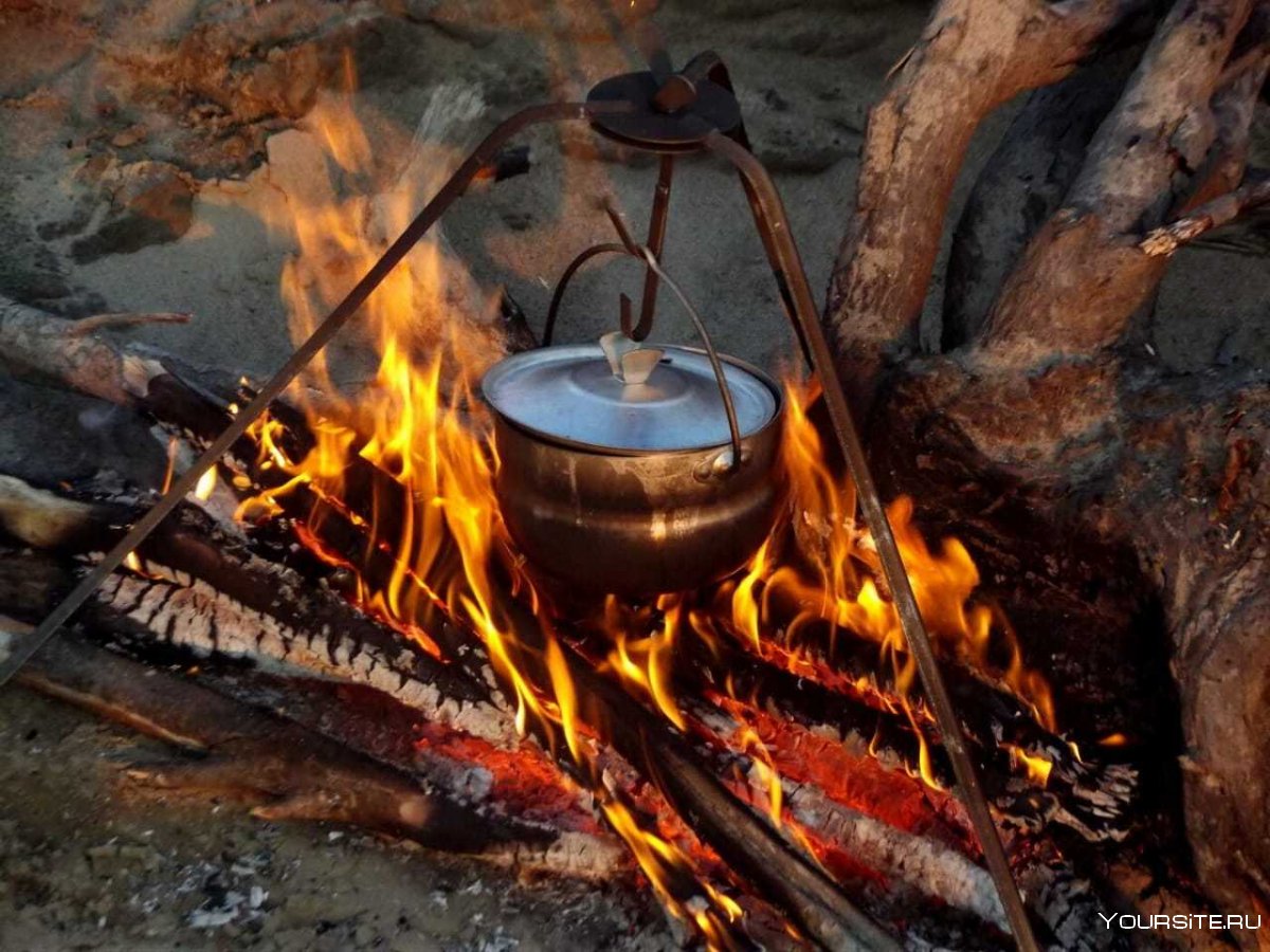 Приготовление пищи на огне