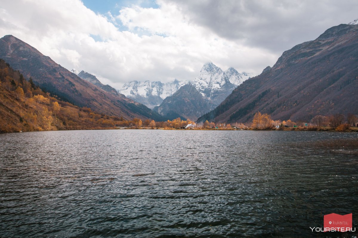 Озеро Туманлы-Кель Домбай фото