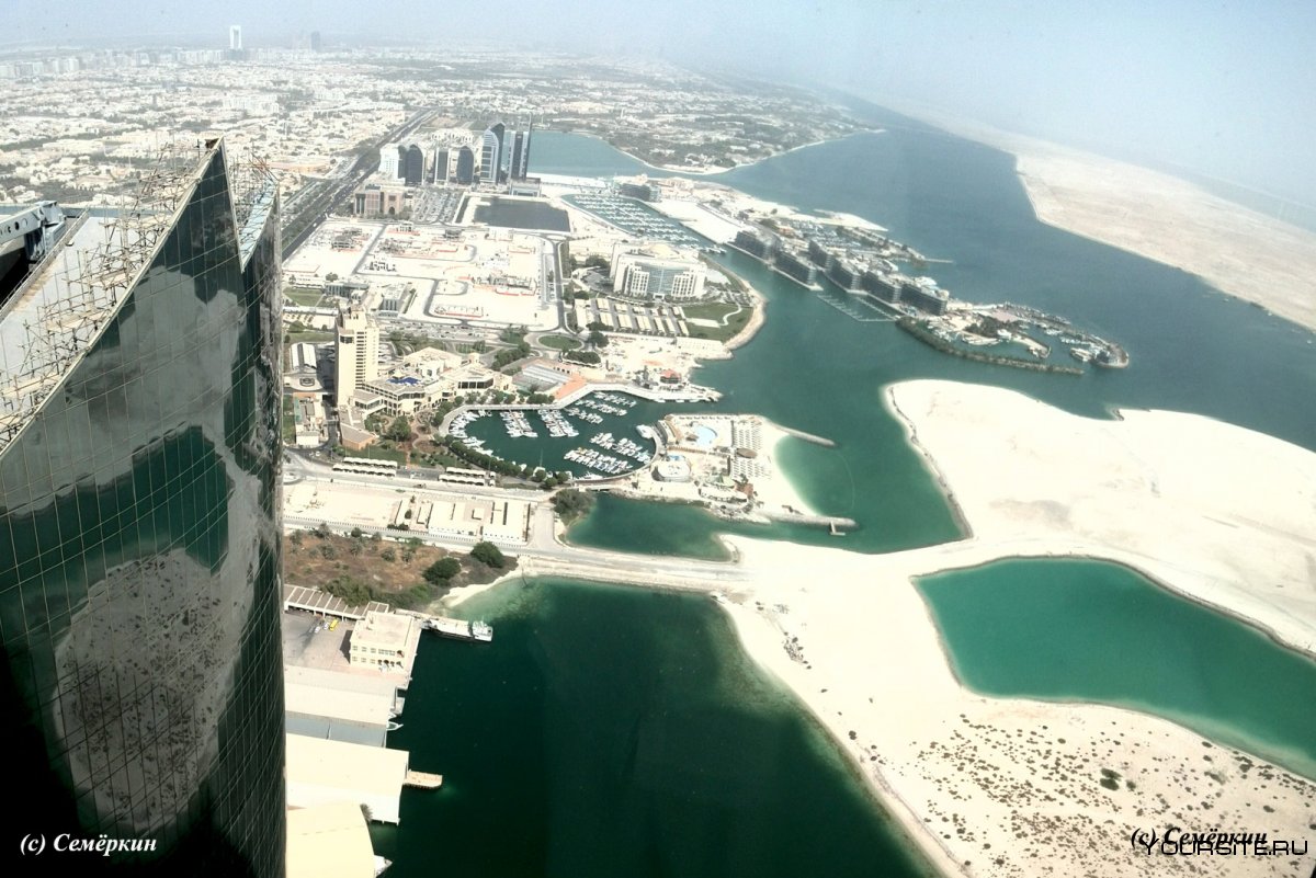 Абу Даби с птичьего полета