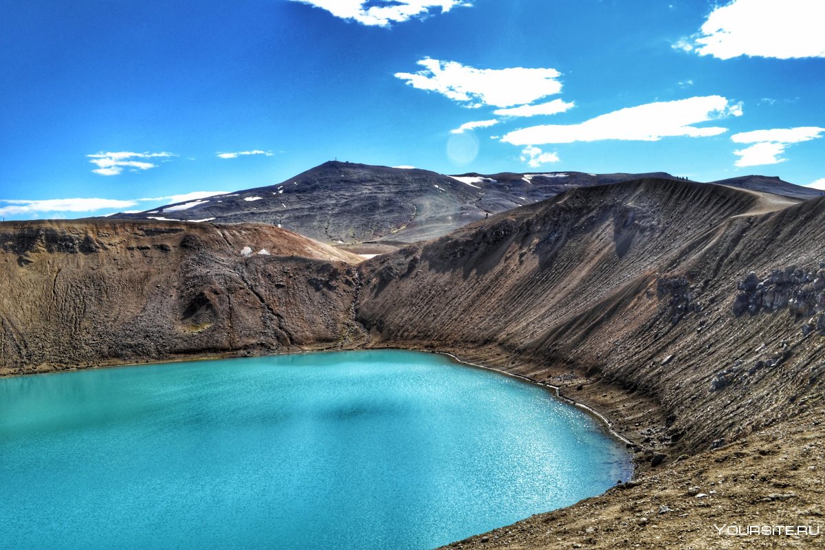 Вулкан Аскья озеро Вити Исландия