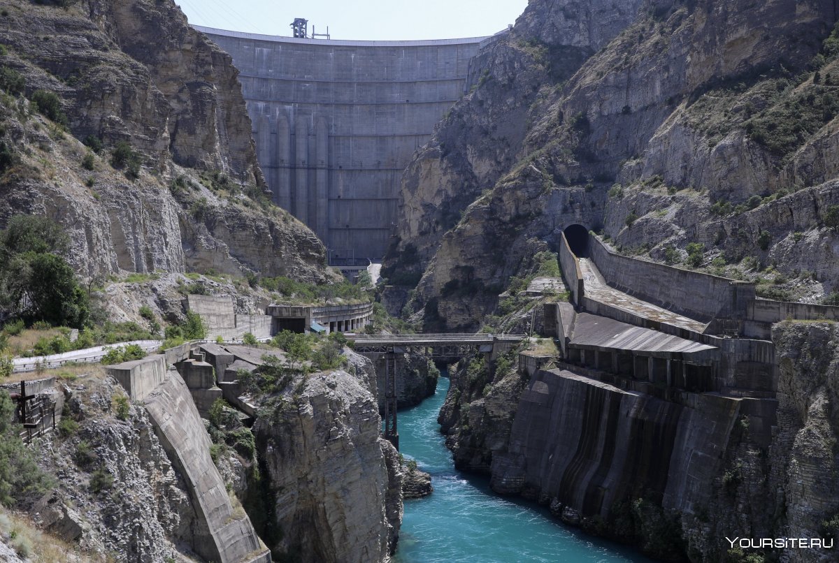 Чиркейская ГЭС В Дагестане для туристов