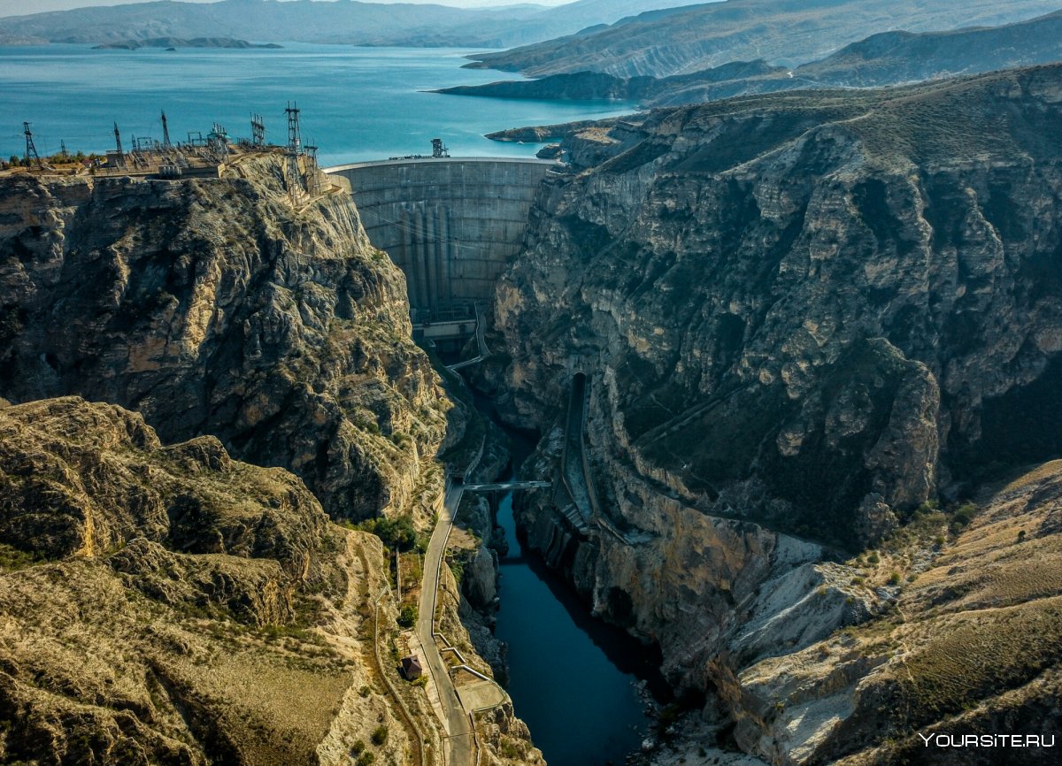 Чиркейская ГЭС В Дагестане