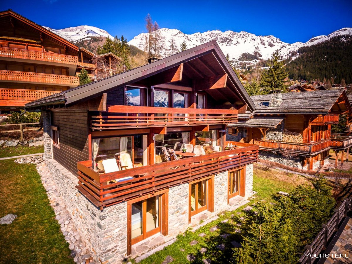 Дом Шале в Швейцарии Вербье