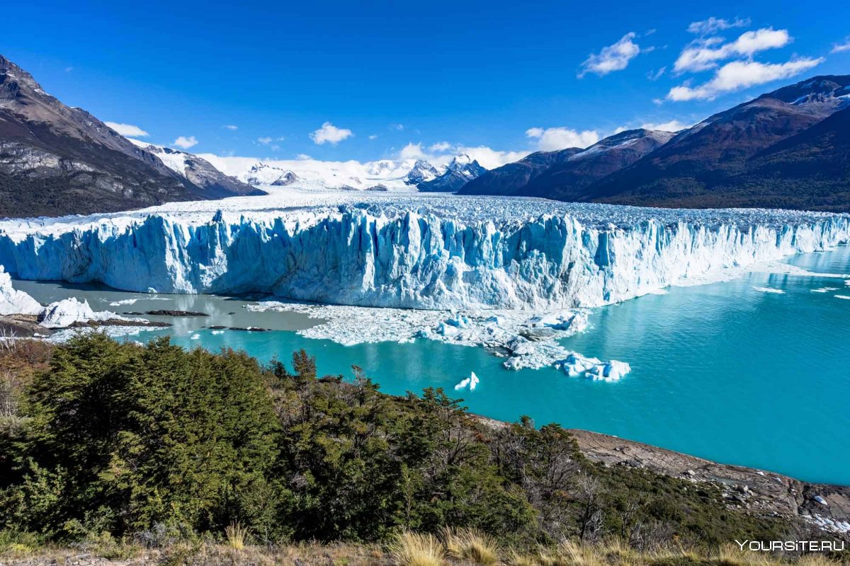 Ледник в Аргентине Эль Калафате