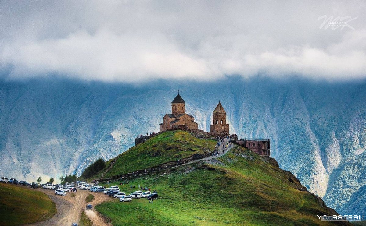 Гора Казбек Гергетская Церковь