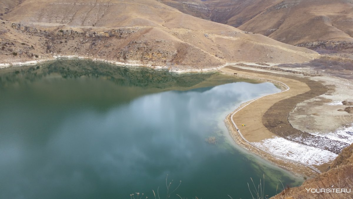 Озеро Гиджит зимой