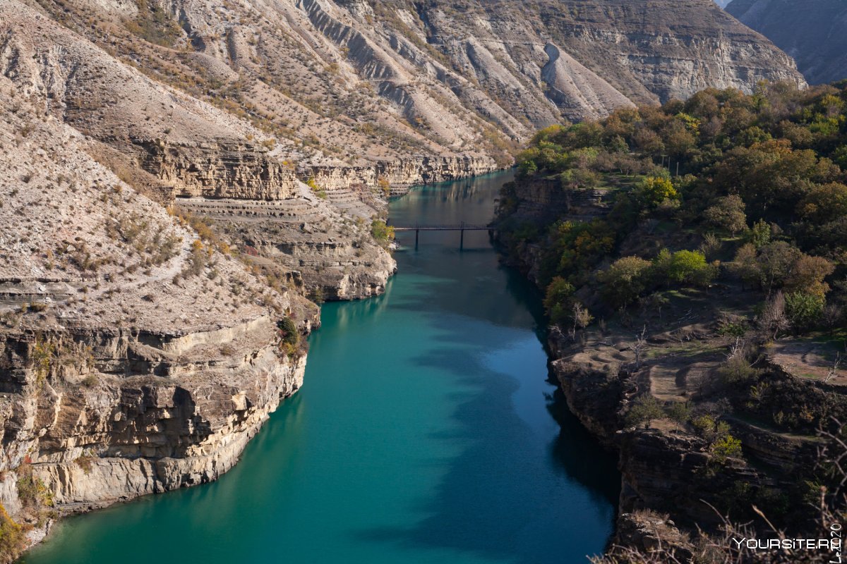 Сулакский каньон тарзанка