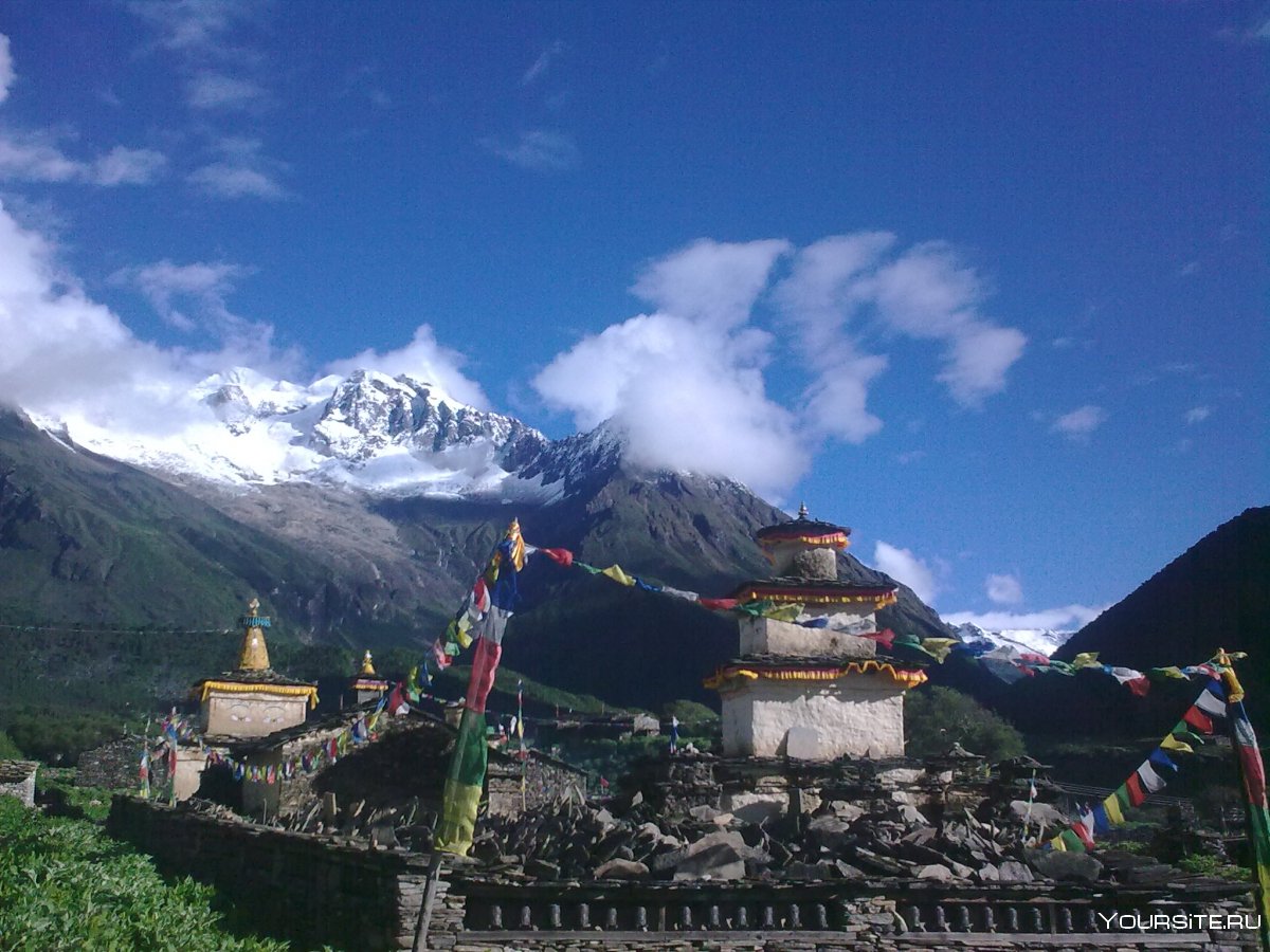 Нубри Непал гора Манаслу