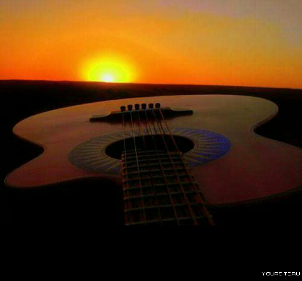 Гитара закат