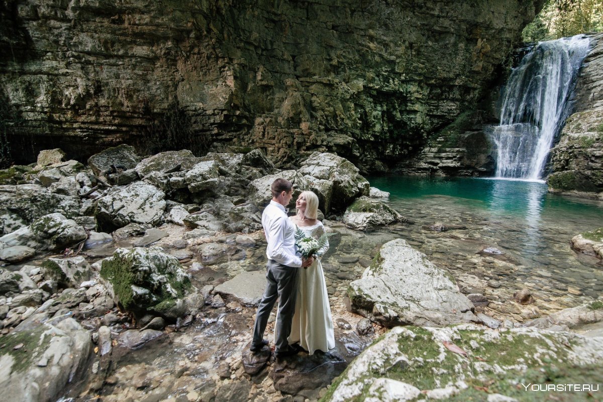 Водопад Осетинская невеста