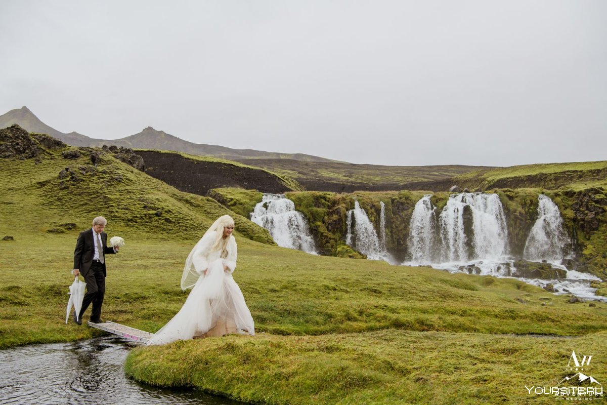 Водопад невеста в Осетии