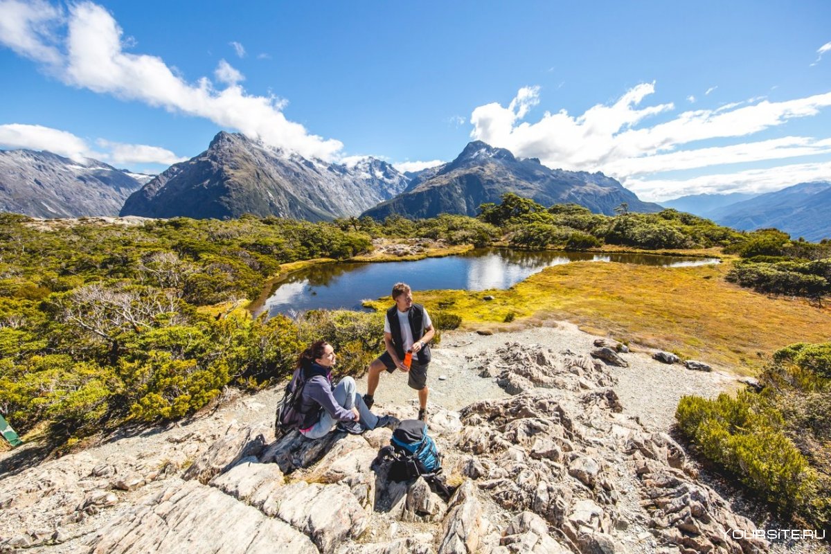 Routeburn track новая Зеландия