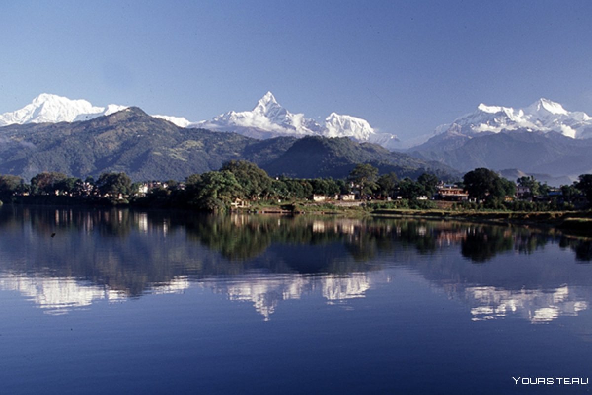 Озеро Фива, Покхара, Непал.