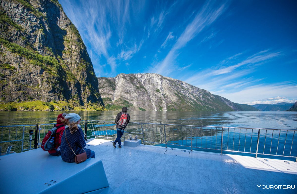 Туристы в Норвегии