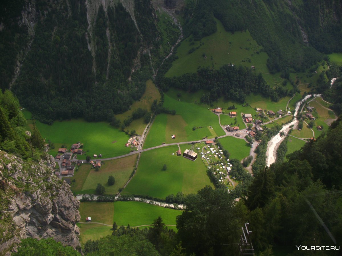 Самая красивая Долина в Швейцарии Лаутербруннен