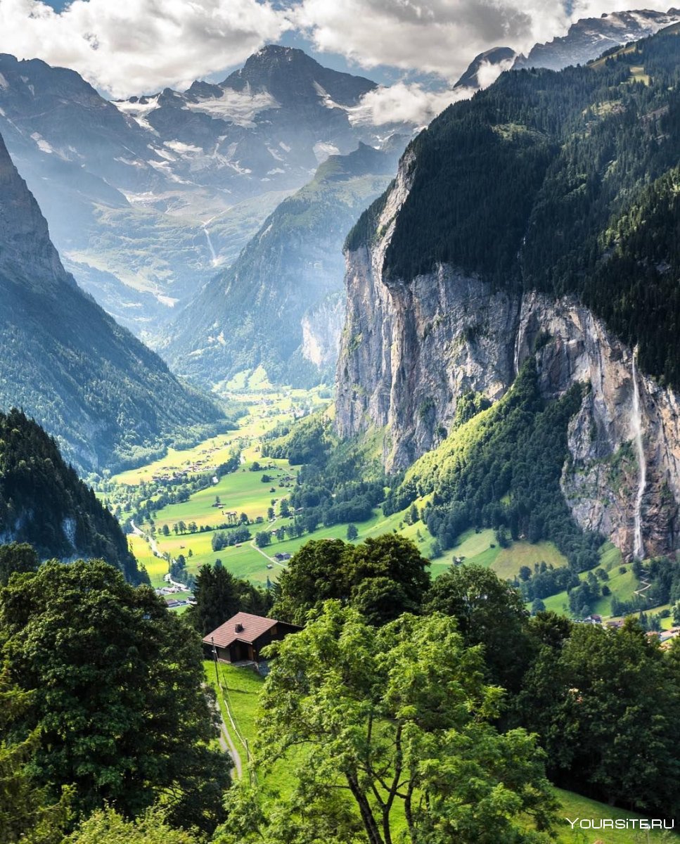 Долина Лаутербруннен Швейцария достопримечательности