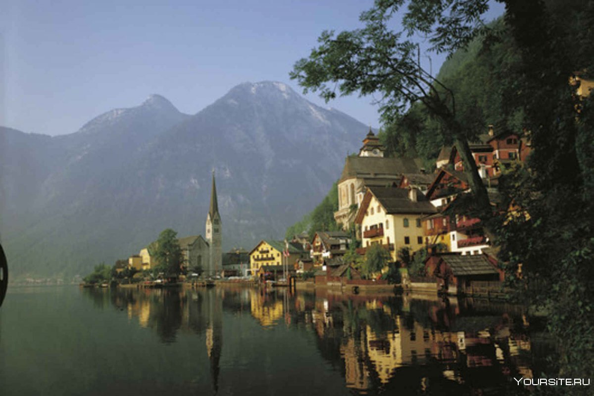 Гальштат Австрия отель в горах