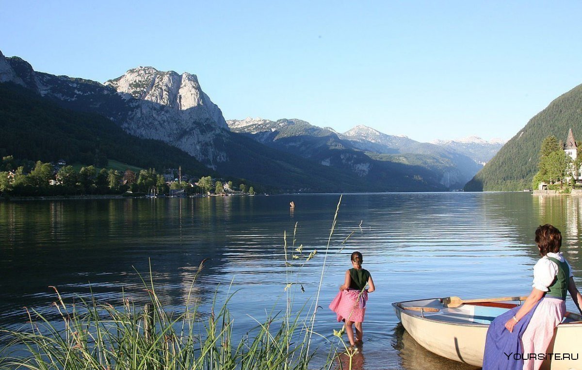 Озеро Зальцкаммергут Австрия