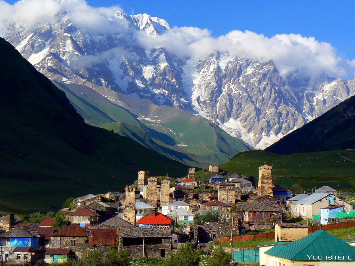 Ушгули гора Шхара