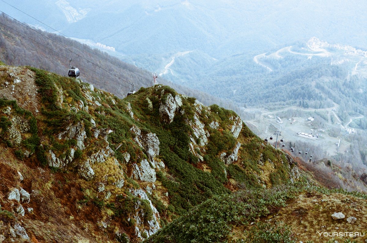 Вершина каменный столб хребет Аибга