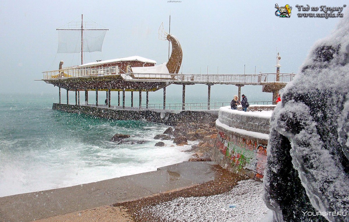 Ялта море набережная
