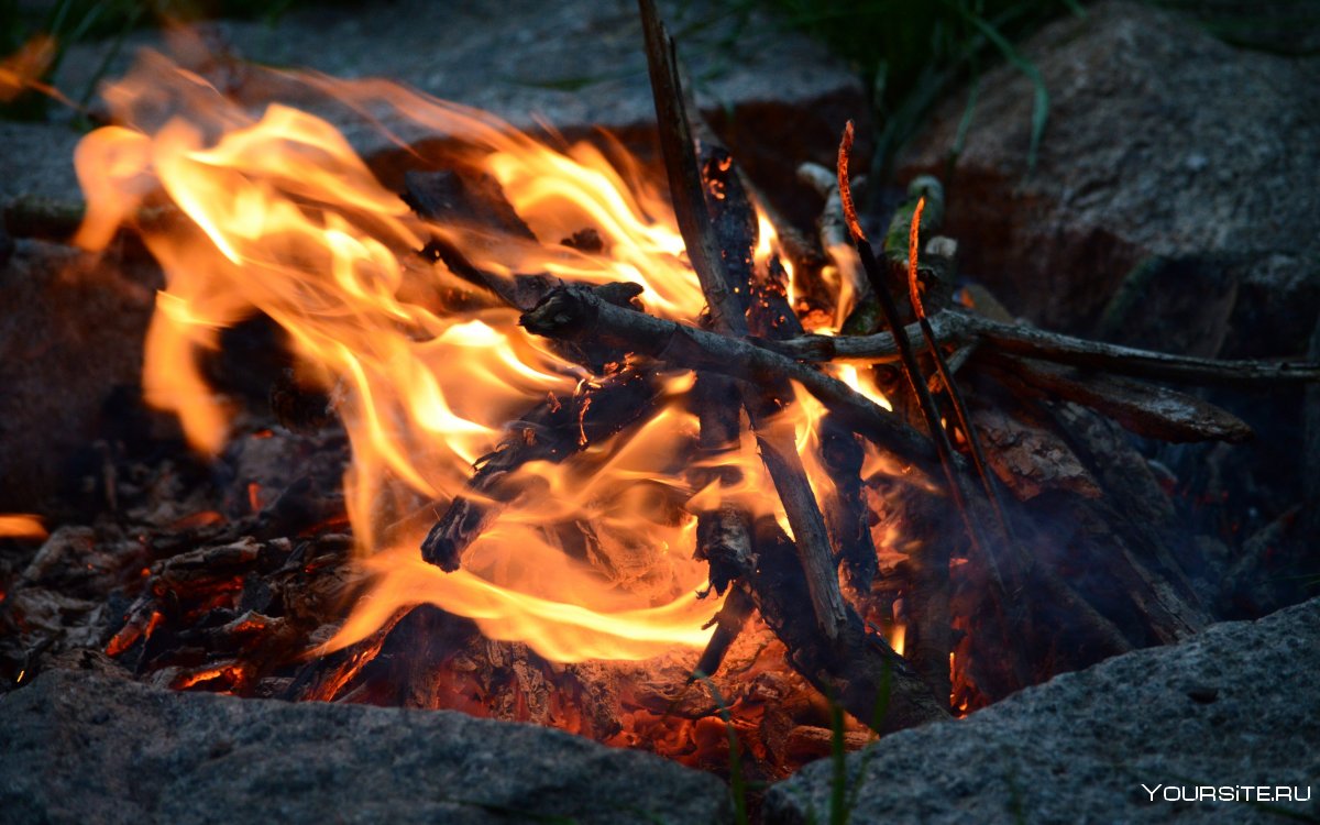 Огонь на природе