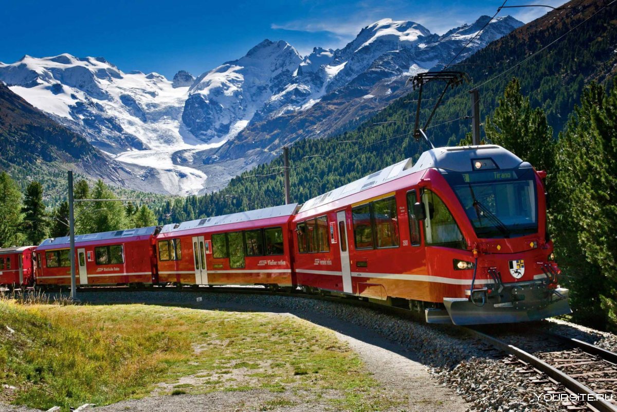 Ледниковый экспресс Швейцария