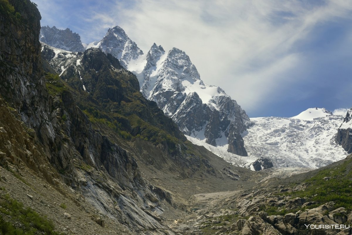 Караугомский ледник Северная Осетия