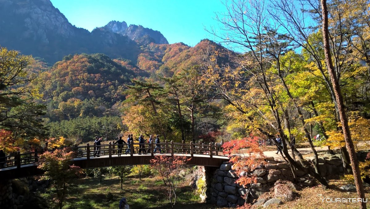 Национальный парк Сораксан Южная Корея