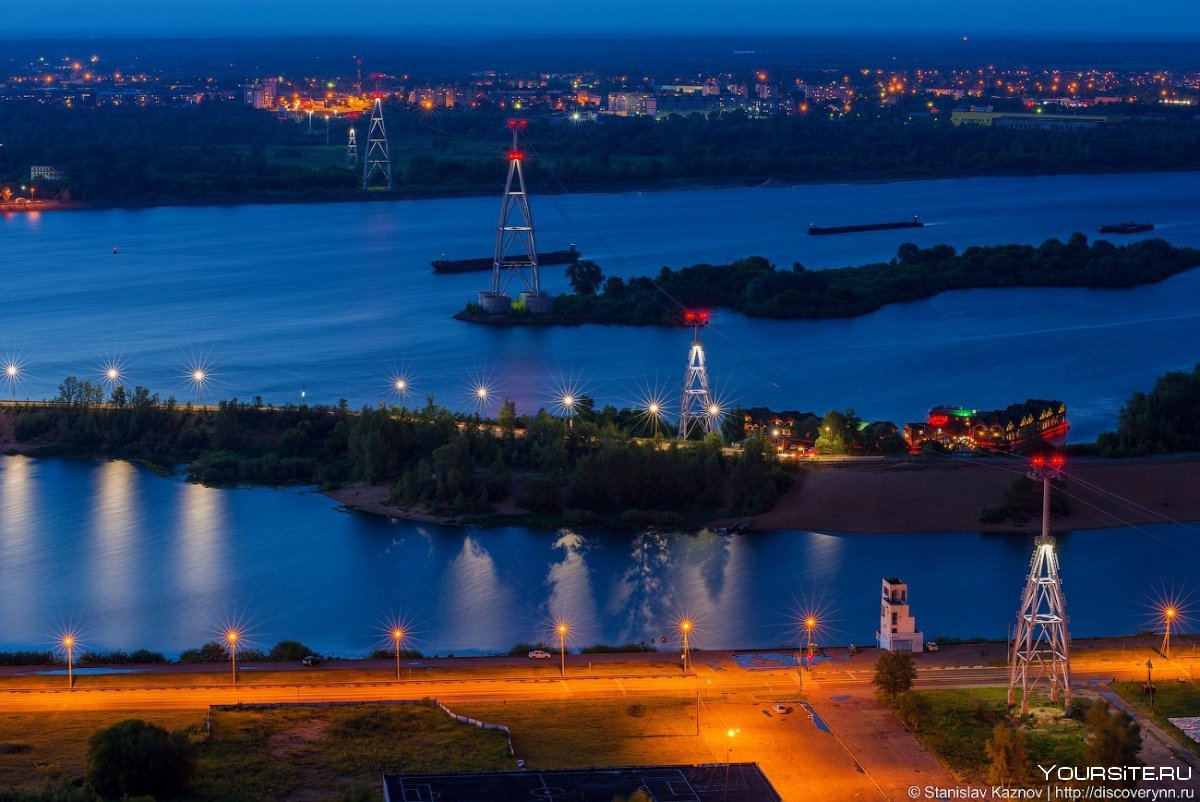 Город Нижний Новгород канатная дорога