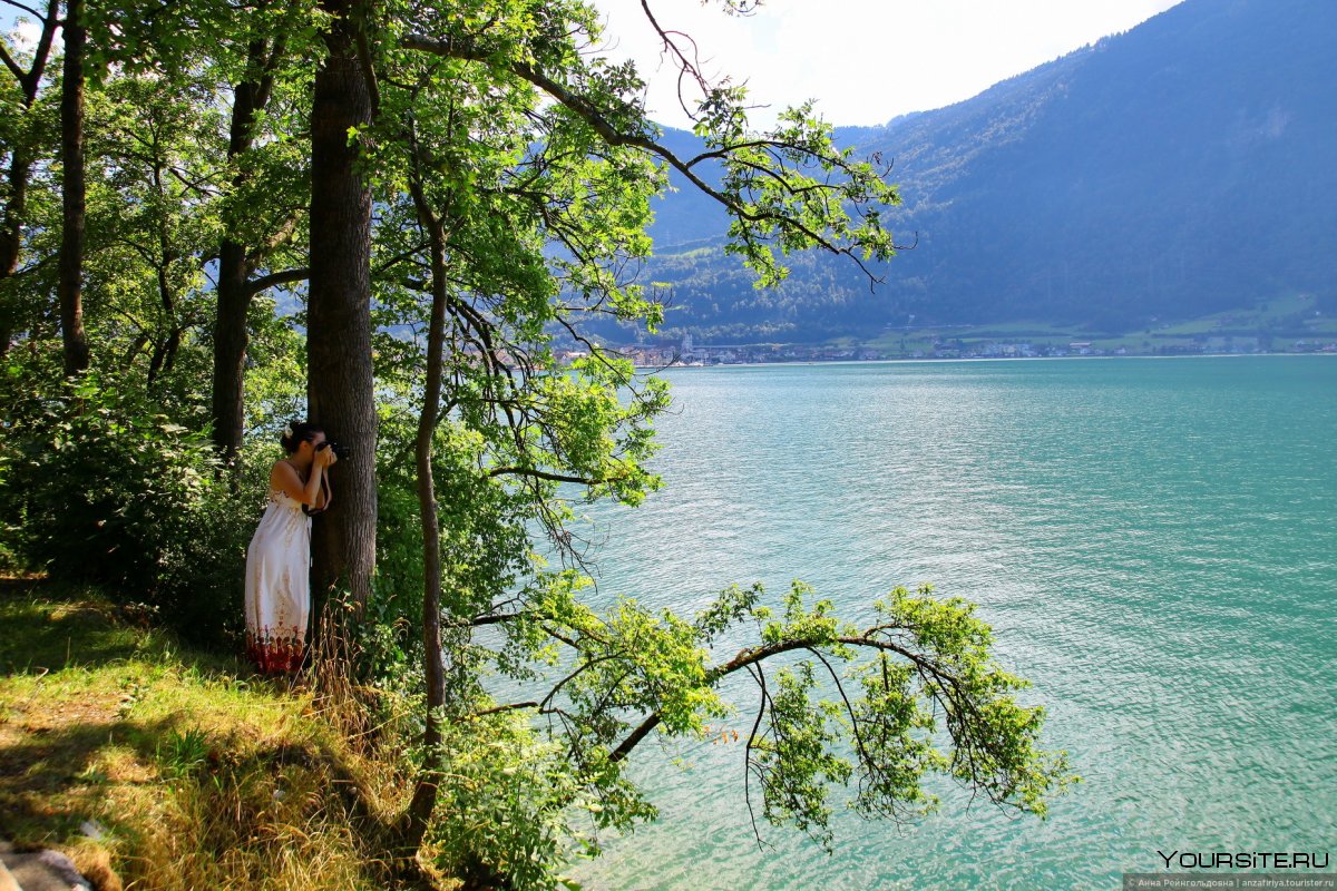 Белое озеро в Швейцарии