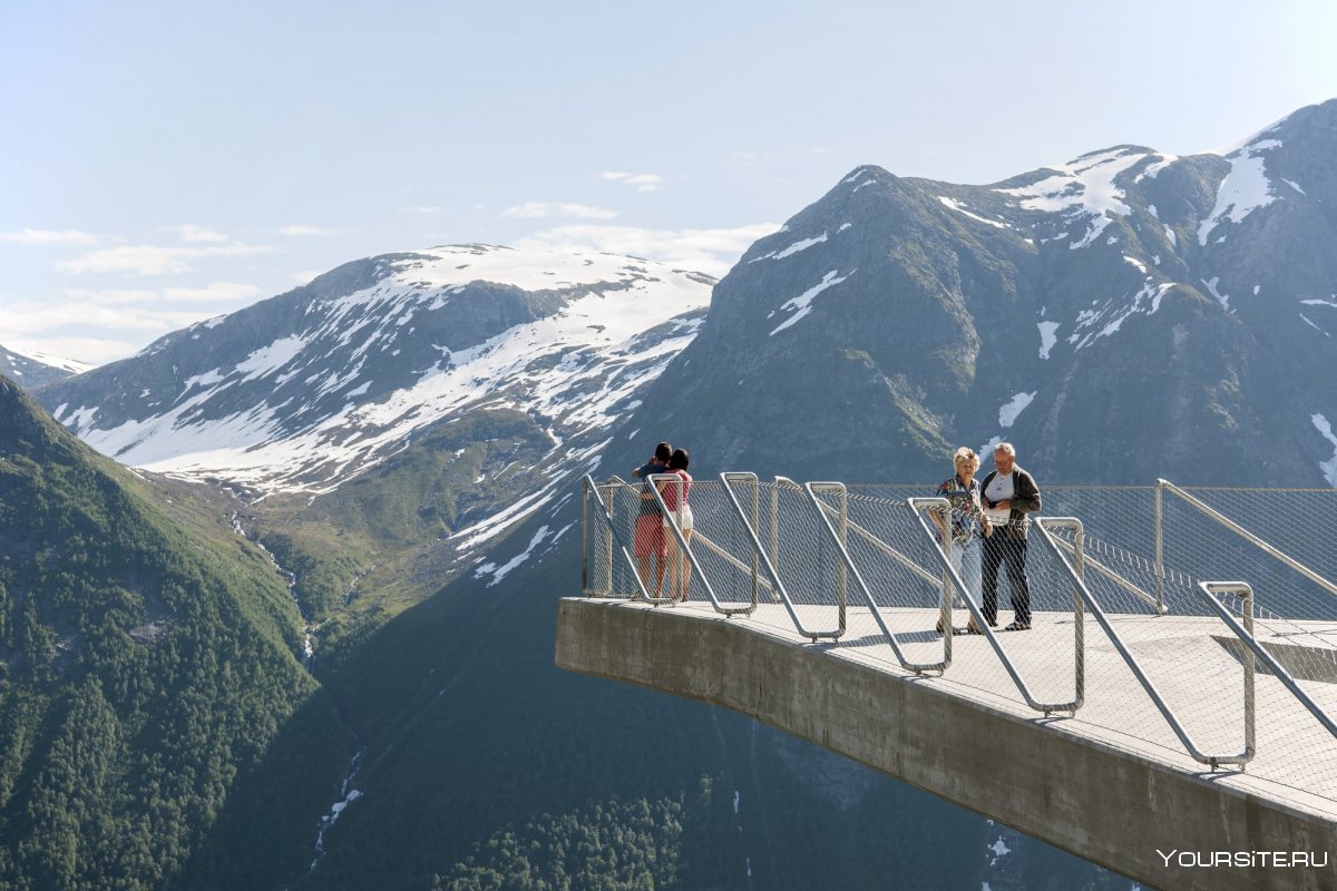 Смотровая площадка Норвегия гора