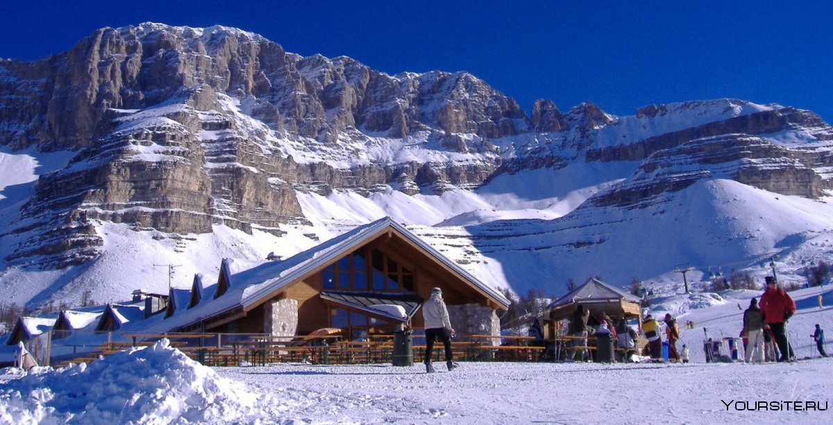 Трентино Италия горнолыжный курорт