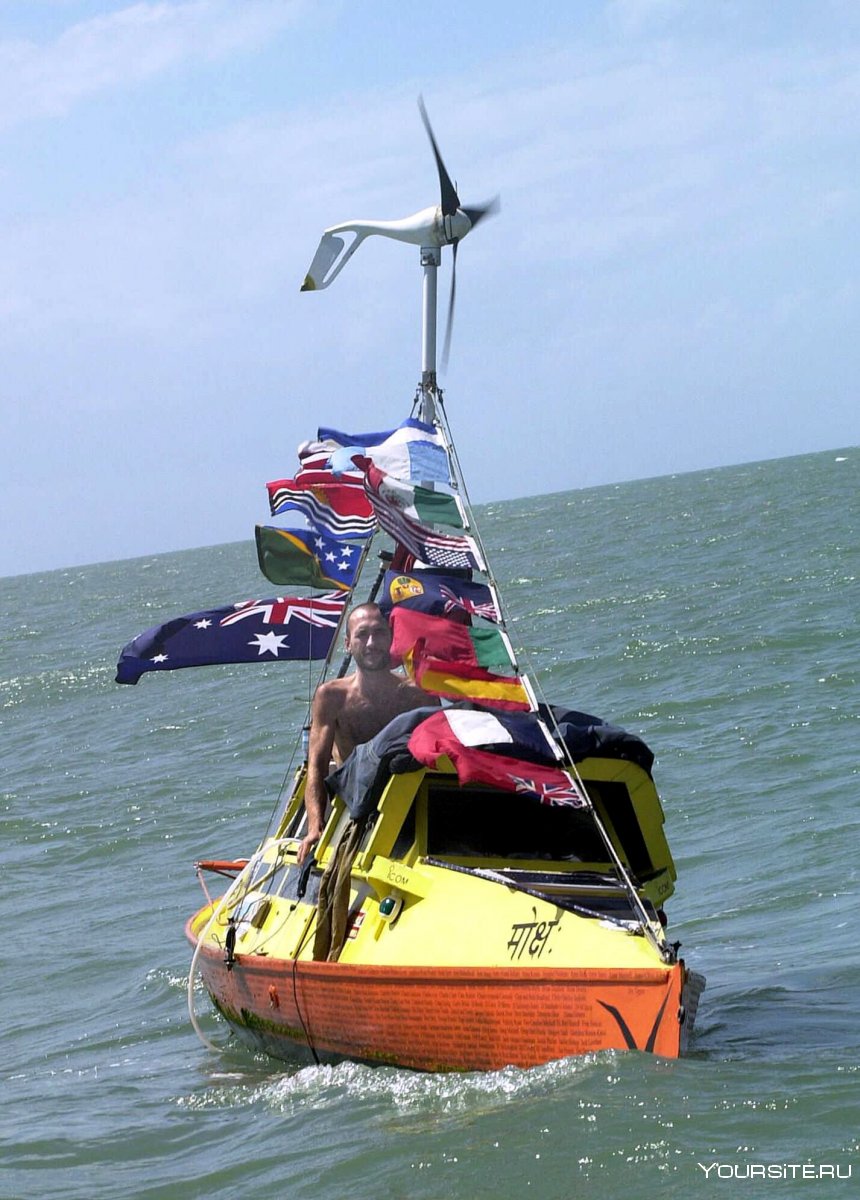 Мужик с веслом прикол