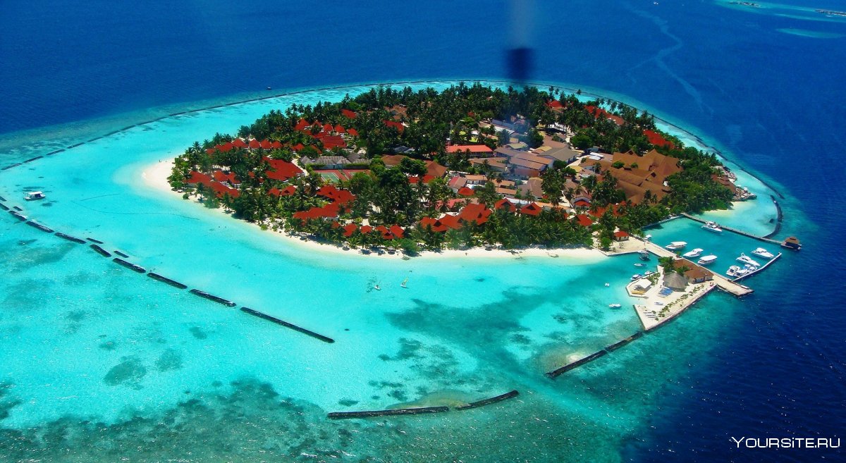 Kurumba Maldives карта острова