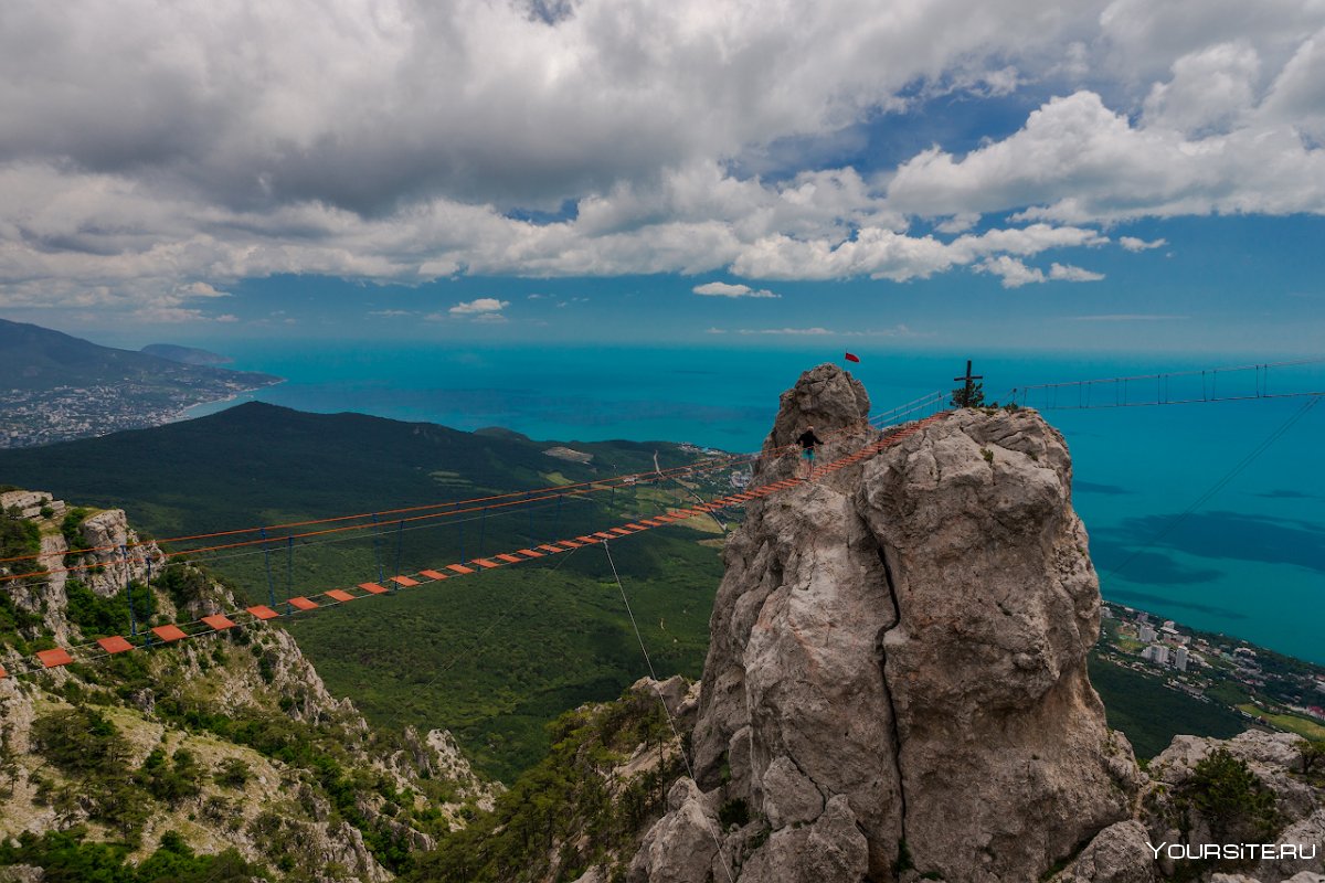 Девушка на ай Петри