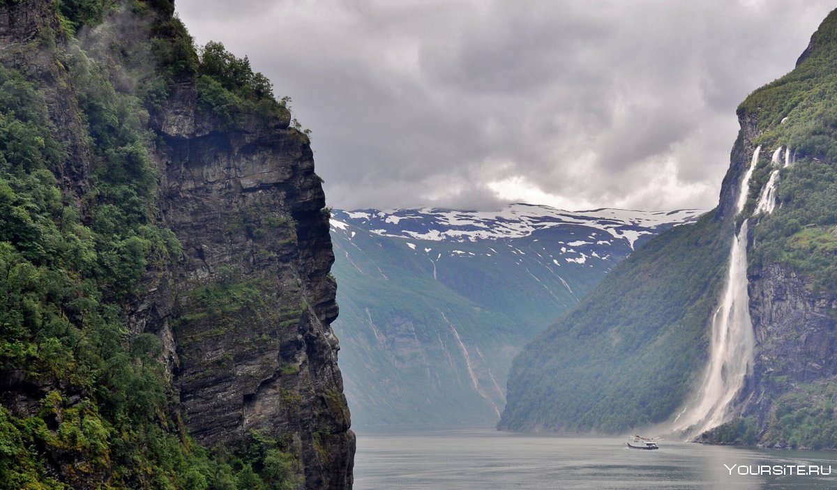 Водопад штайнсдальсфоссен, Норвегия
