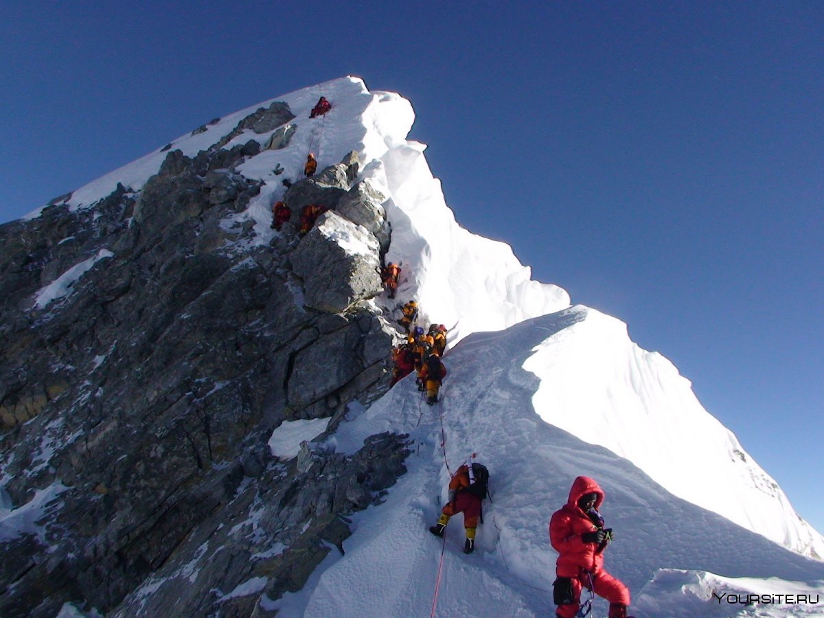Горная вершина Джомолунгма (Эверест)