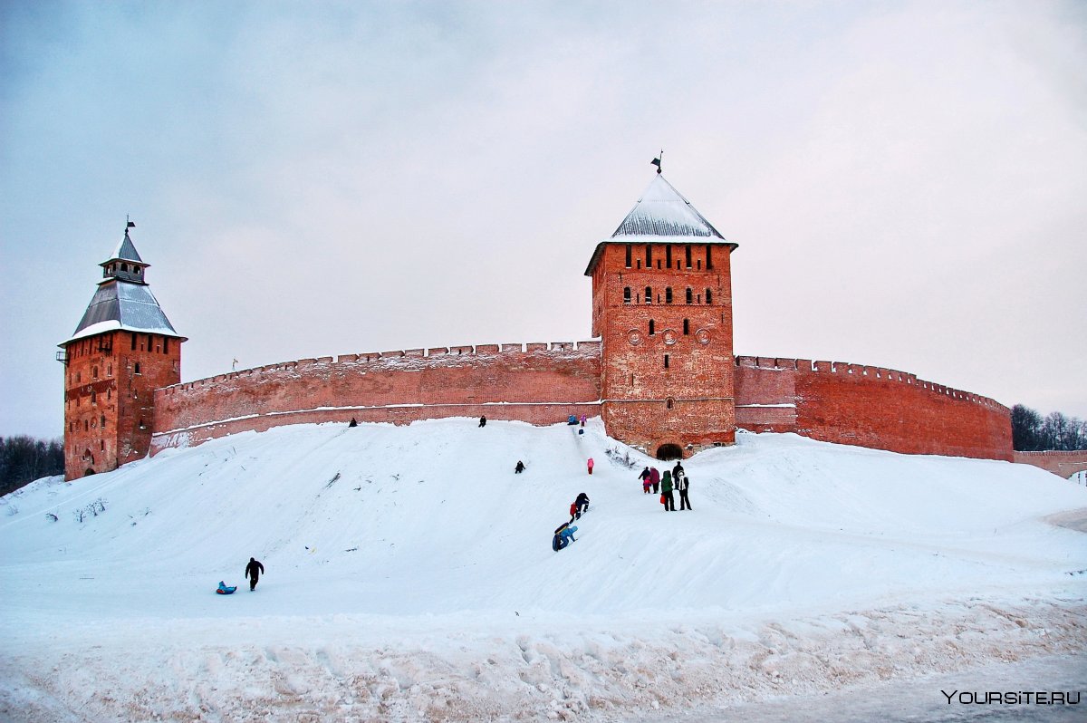 Новгородский Кремль Великий Новгород зима