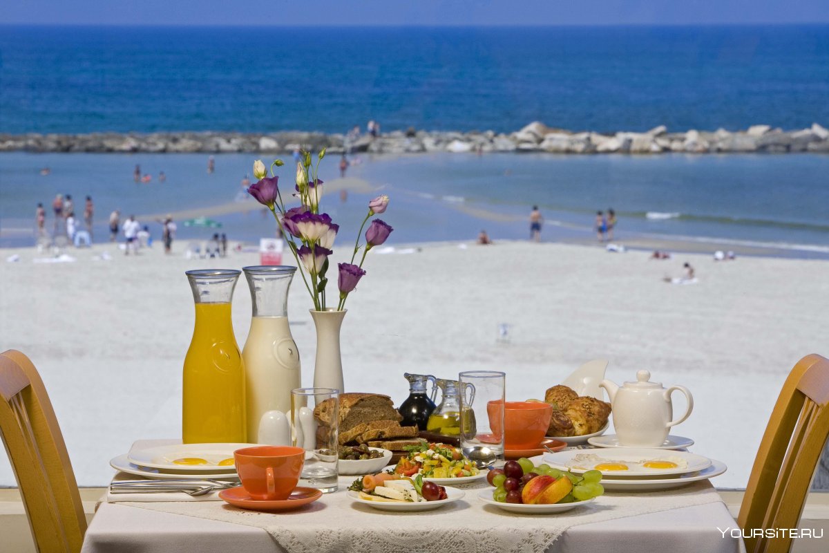 Кипр завтрак у моря