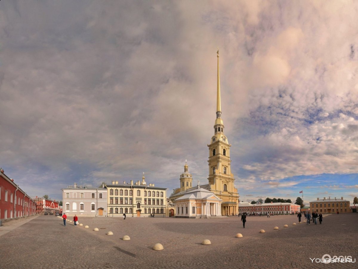 Панорама Петербурга Петропавловская крепость
