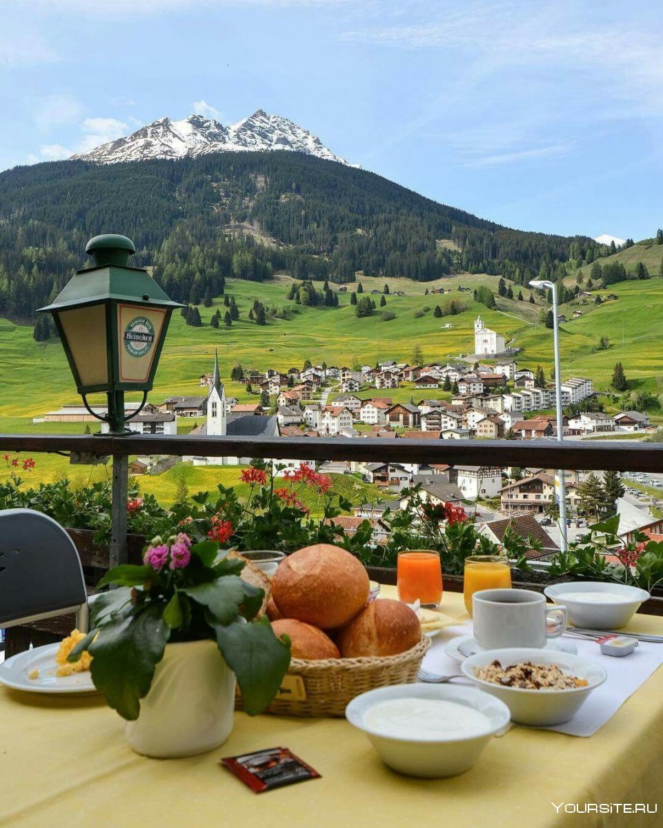 Завтрак в Швейцарии